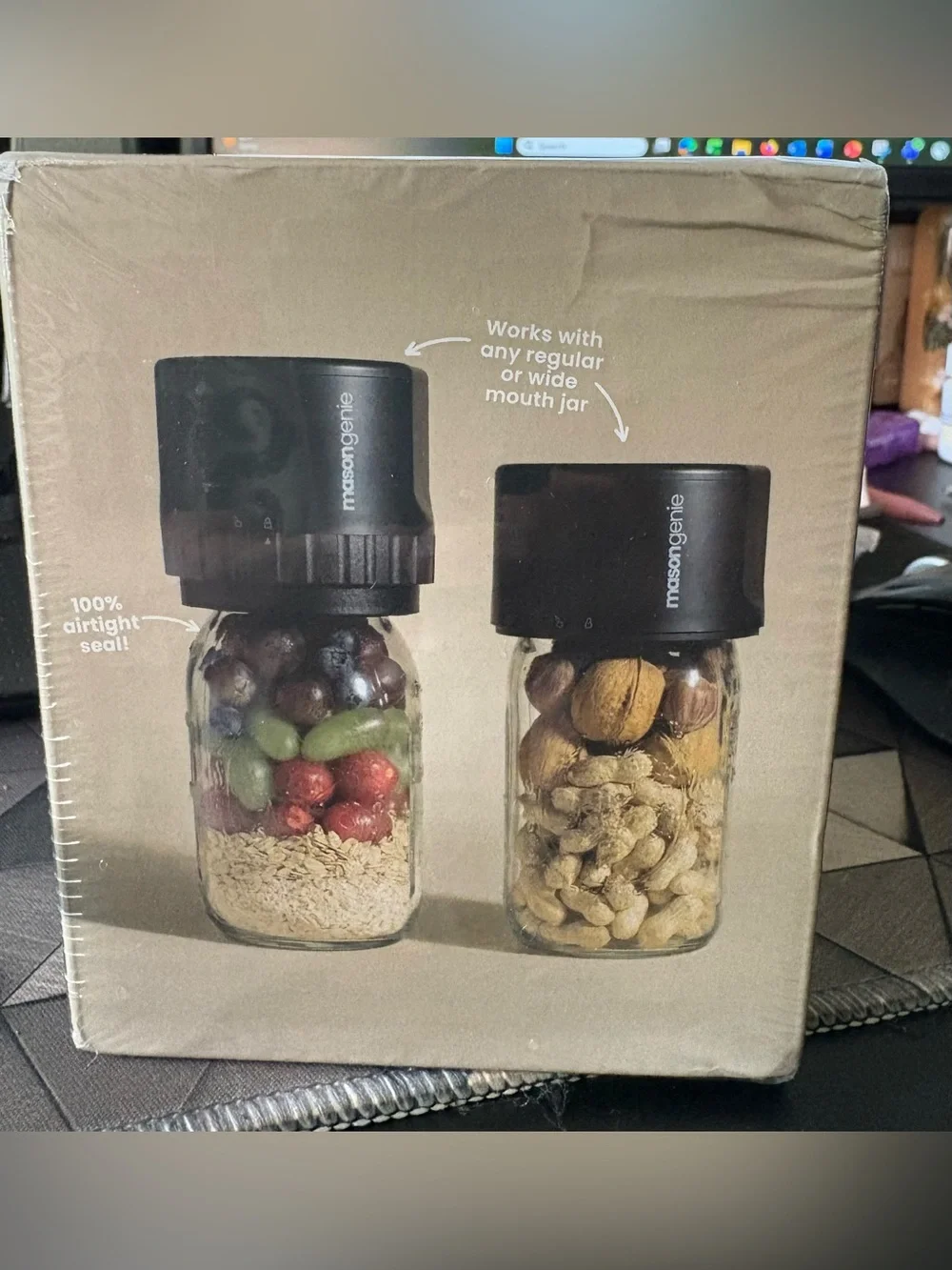 MASONGENIE Mason Jar Vacuum Sealer